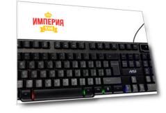 Клавиатура Hiper Lagoon KG101 черный