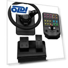 Руль Logitech G Saitek Farm Simulator Controller 38кноп. (с педалями) черный