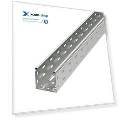 Лоток листовой перфорированный DKC 35301ZL (ШxВxД) 80x80x3000 мм, сталь, цинк-ламель, "S5 Combitech"