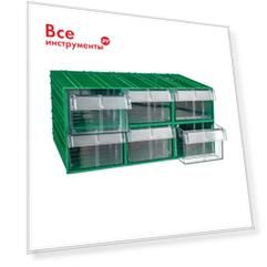 Пластиковый короб СТЕЛЛА-ТЕХНИК C-2-К6-зеленый-прозрачный