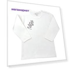 Футболка детская Olant baby фут цв. белый 135-5A-3(62-68)