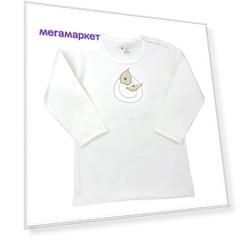 Футболка детская Olant baby фут цв. белый 135-5R-6(74-80)