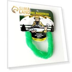 Резинка рыболовная Fishing Gum №1, 2,5 мм, в мотке, 10 м, цвет зелёный/прозрачный