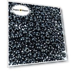 Бисер Чехия "GAMMA" круглый "1" 10/0 5гр (А058 серый/перл.)