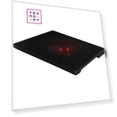 Подставка для ноутбука HAMA Slim (00053067) 15.6'' 335x236x30 мм 33 дБ 1x 160 мм FAN 518 г пластик черный