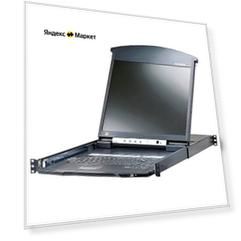Переключатель KVM Aten 16P CAT-5 DUAL RAIL LCD KVM