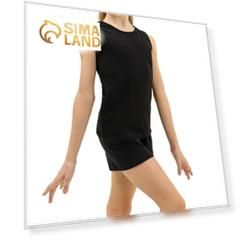 Майка спортивная Grace Dance, р. 44, цвет чёрный