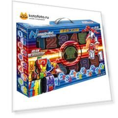 Робот-цифры Numeric-Bot в коробке собирается из цифр(0-9),трансформирующихся в роботов 32509