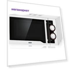 Микроволновая печь соло BBK 20MWS-712M/WB белый, черный