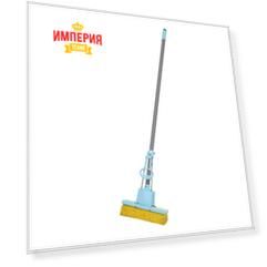 Инвентарь для уборки пола Рыжий Кот MopC-15 Швабра отжимная с насадкой из целлюлозы