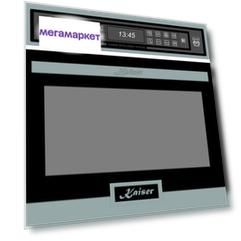 Встраиваемая микроволновая печь Kaiser EM 6307 R серебристый/черный