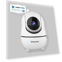 Видеокамера IP Vstarcam G8845WIP (G45S) 2Мп, 1/2.7'' CMOS, 3.6мм, 102°, 1920х1080/15 к/сек, Wi-Fi, ИК-10м, ИК-фильтр, 0.1лк/F2.5, поворот по горизонта