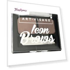 Тени для бровей ART-VISAGE ICON BROWS двойные монохромные тон 102
