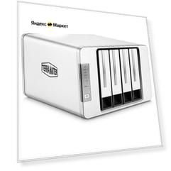 Сетевое хранилище Terramaster F4-423 серебристый
