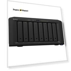 СХД Synology DS1821+ QC2,2GhzCPU/4GbDDR4(upto32)/RAID0,1,10,5,6/upto 8hot plug HDD SATA(3,5' or 2,5')(upto18 with 2xDX517)+ 2 M2 slots/4xUSB3.2/2eSATA/4GigE(+1Expslot)/iSCSI/2xIPcam(upto40)/1xPS/3YW repl DS1819+ ( Система хранения данных )