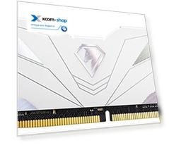 Модуль памяти DDR4 8GB Netac NTSWD4P26SP-08W Shadow II PC4-21300 2666MHz CL19 1.2V white with radiator
