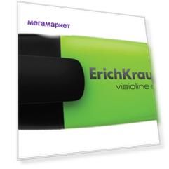 Маркер текстовый ErichKrause Visioline Mini, зелёный