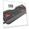 Игровые клавиатуры и комплекты Цвет черный