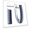 Серьги из белого золота 585 пробы Вес 1.96