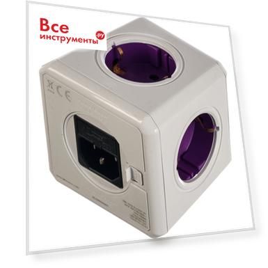 Сетевой разветвитель allocacoc powercube rewirable usb + 4x plug 1810/deru4p