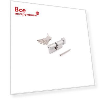 Цвет: никель, Длина: 90.000, Высота: 33.000, Ширина: 17.000, Материал: латунь, Покрытие: гальваника, Вес нетто: 0.451, Конструкция: двухсторонний, Количество пинов: 6, Количество ключей: 5