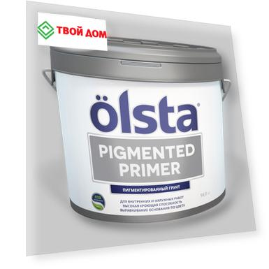Грунт укрывающий под колеровкуpigmented primer 14кг Olsta
