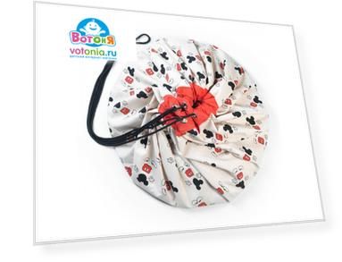 Коврик-мешок Play&Go 2 в 1 для хранения игрушек, Disney Mickey cool