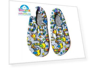 Чешки Aruna для бассейна и моря, Гусеницы мультиколор, р.30-32