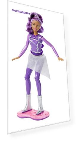 Кукла Barbie с ховербордом из серии Barbie и космическое приключение