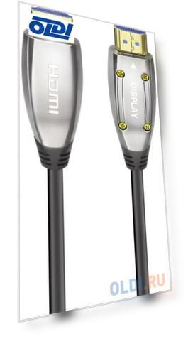 Кабель HDMI 30м VCOM Telecom TCG2120-30M круглый черный серебристый
