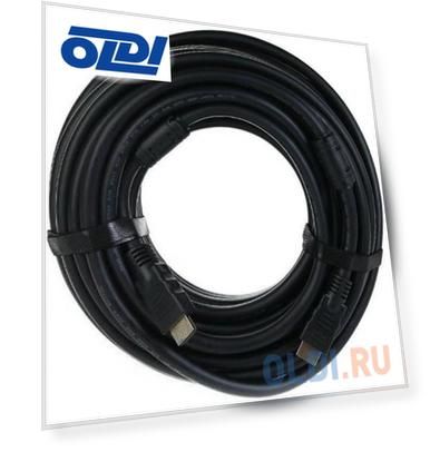 Кабель HDMI 40м VCOM Telecom TCG2020-40M круглый черный