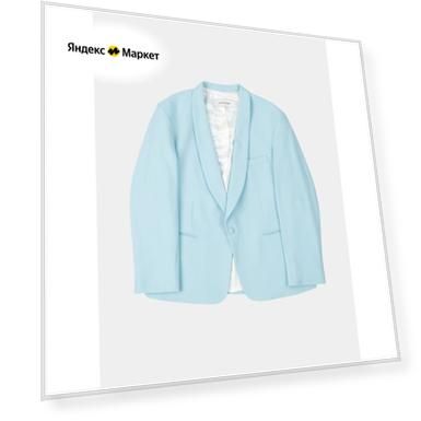 Пиджак Martin Asbjorn Caleb Tuxedo Blazer, голубой, M