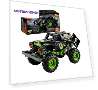 Конструктор LEGO Technic 42118 Monster Jam Grave Digger 212 деталей