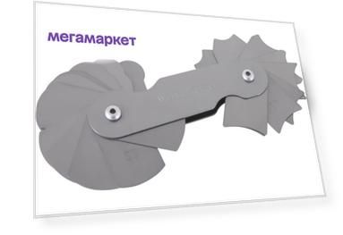 WIEDERKRAFT Набор радиусных шаблонов No3 WDK-RT725