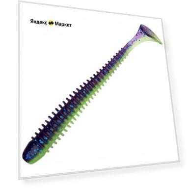Силиконовая приманка Keitech Swing Impact 3" #PAL06T Violet Lime Belly