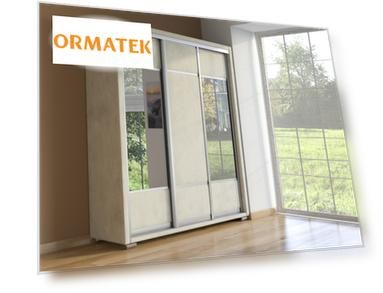 Шкаф Орматек Шкаф-купе 3х дв Orma Soft 2 (2 зеркала) (Ткань: Велюр Лофти Лён) 177x60