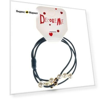 Резинка для волос 1 шт 1 вид 2-712/83 DecoreMe {Китай}