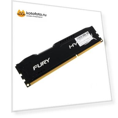 Память DDR3 Kingston 4GB 1333MHz CL9 DIMM HyperX FURY Black Series (HX313C9FB/4)