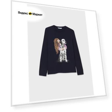 Джемпер , для дев., цв. синий, возр. 10 л., р. 140 , бренда Mayoral.