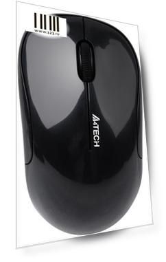 A4Tech V-Track G3-300N black optical (1000dpi) cordless USB [1146009]