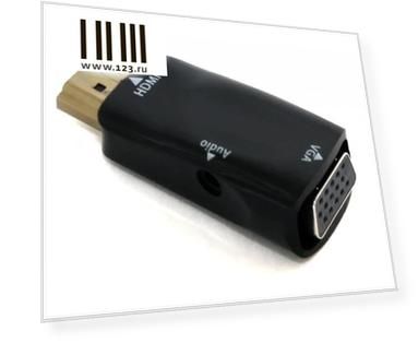 5bites AP-021 Переходник HDMI M / VGA F / AUDIO