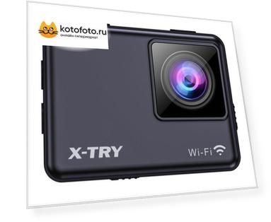 Экшн камера X-Try XTC401 Real 4K/60FPS WDR Wi-Fi Autokit