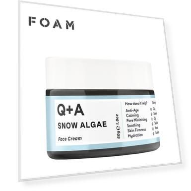 Q+A Q+A Питательный крем для лица Snow Algae 50 гр