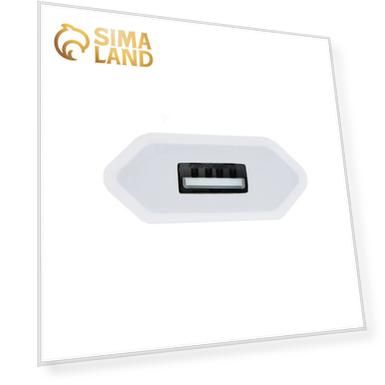 Сетевое зарядное устройство DPRUI SP08, USB, 1 А, белое