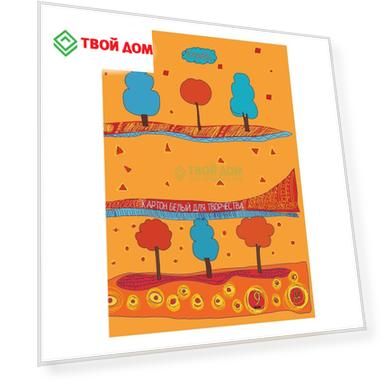 Картон Kroyter Белый картон А4, 9 листов, 1 цвет (375790)