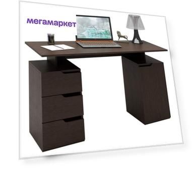 Компьютерный стол МФ Мастер Нейт-3 МСТ-СТН-03-16 140x60x78, венге