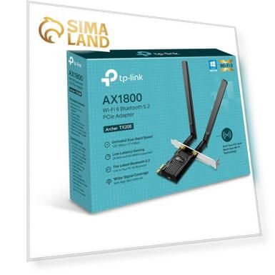 Сетевой адаптер WiFi + Bluetooth TP-Link Archer TX20E AX1800 PCI Express (ант.внеш.съем) 2ан   10047