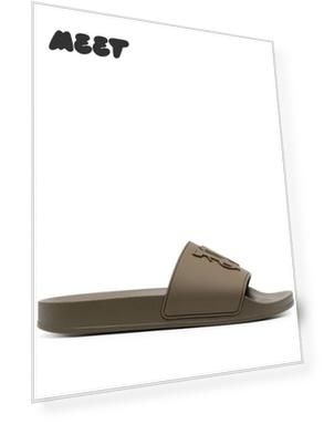 Embossed monogram slides