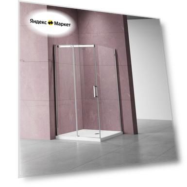Душевой уголок Vincea Dice VSR-4D9016CL, 1600*900, хром, стекло прозрачное