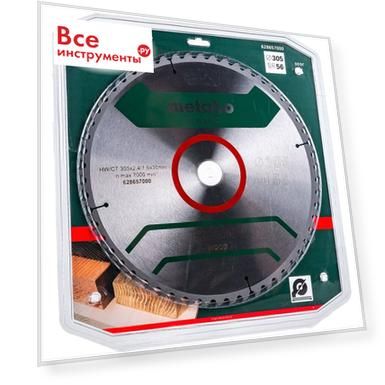 Тип: по дереву, Размер: 305x30 мм, Диаметр: 305, Толщина: 1.600, Вес нетто: 1.005, Угол заточки: -5, Диаметр (дюйм): 12, Ширина пропила: 2.400, Количество зубьев: 56.000, Посадочный диаметр: 30